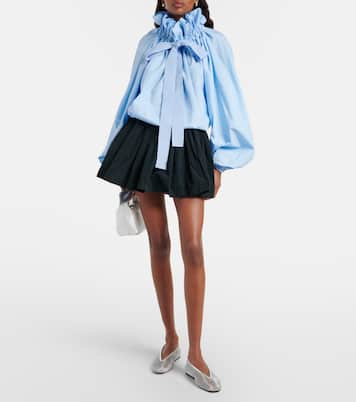 Tie-neck cotton blouse | Patou