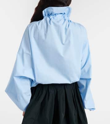 Tie-neck cotton blouse | Patou