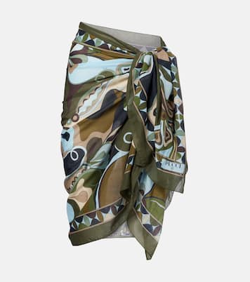 Orchidee cotton beach cover-up | Pucci