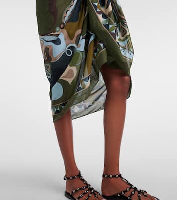 Orchidee cotton beach cover-up | Pucci