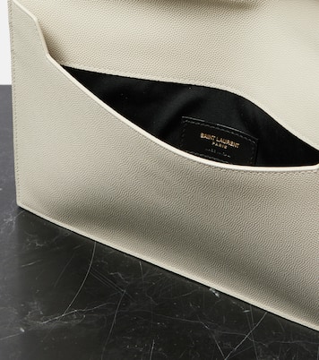 Uptown leather clutch | Saint Laurent