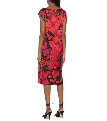 Miniabito a stampa floreale in misto cotone | Dries Van Noten