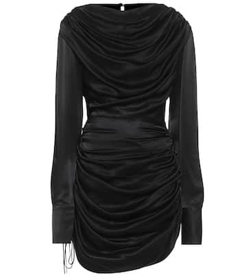 Ruched satin minidress | Matériel Tbilisi