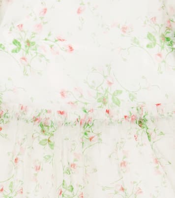 Cotton and tulle floral dress | Polo Ralph Lauren Kids
