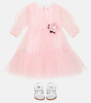 Kleid aus Tüll | Monnalisa