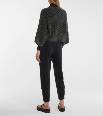 Pullover in cammello e seta | Brunello Cucinelli