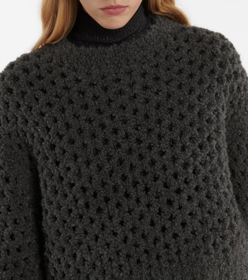 Pullover in cammello e seta | Brunello Cucinelli