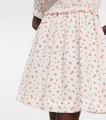 Smocked georgette minidress | See By Chloé