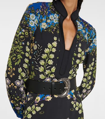 Cinturón de piel grabada | Etro