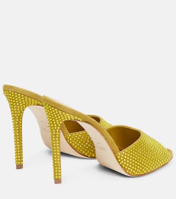 Holly embellished suede mules | Paris Texas