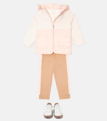 Chaqueta acolchada con borrego sintético | Chloé Kids