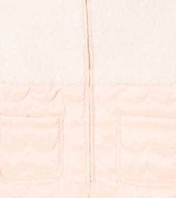 Chaqueta acolchada con borrego sintético | Chloé Kids