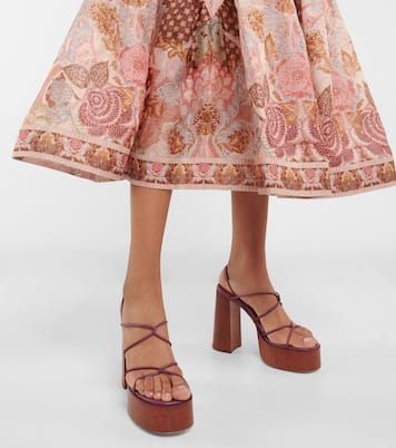 Gia/Rhw Rosie 28 leather sandals | Gia Borghini