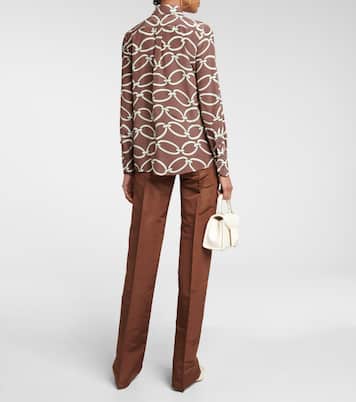 Camisa Chain 1967 de seda | Valentino