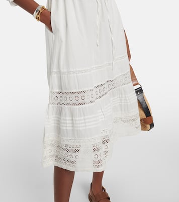 Vestido midi Chanelle de algodón | Velvet