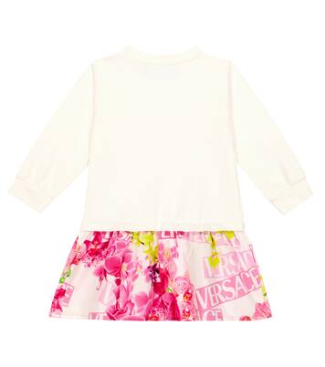 Baby - Abito Medusa in misto cotone | Versace Kids