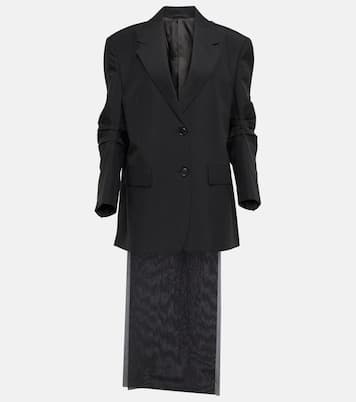 Blazer in mohair con fiocco | Prada