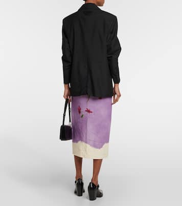 Blazer in mohair con fiocco | Prada