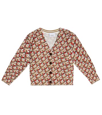 Cárdigan Thomas Bear de algodón | Burberry Kids