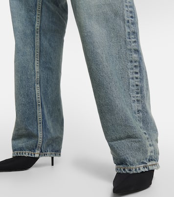 Jeans a gamba larga e vita media | Balenciaga