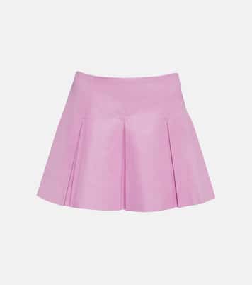 Minifalda Surya de piel plisada | Stouls