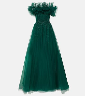 Embellished tulle gown | Jenny Packham