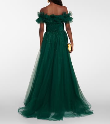 Embellished tulle gown | Jenny Packham
