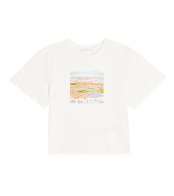 Camiseta en jersey de algodón estampada | Chloé Kids