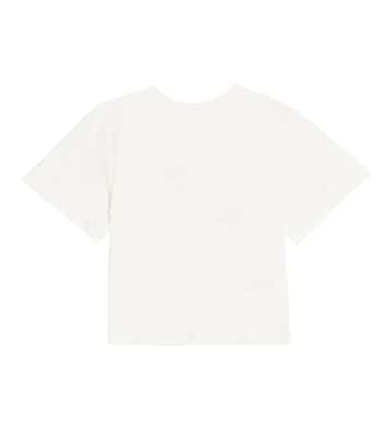 Camiseta en jersey de algodón estampada | Chloé Kids