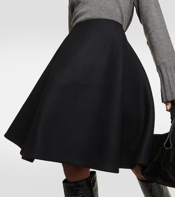 Falda midi Farla de mezcla de lana | Khaite