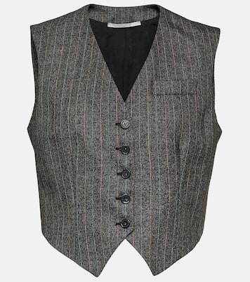 Gilet cropped in lana | Stella McCartney