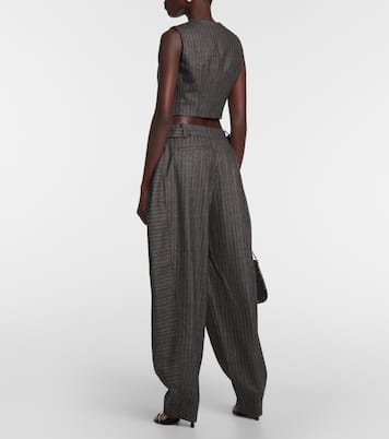 Gilet cropped in lana | Stella McCartney