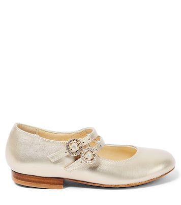 Ballerines Tam en cuir métallisé | Bonpoint