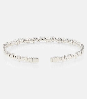 Jonc Classic en or blanc 18 ct et diamants | Suzanne Kalan