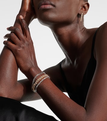 Jonc Classic en or blanc 18 ct et diamants | Suzanne Kalan
