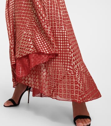 Samira printed halterneck gown | Rixo