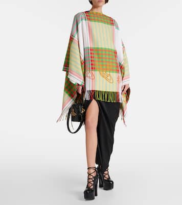 Poncho de lana y algodón con tartán | Vivienne Westwood