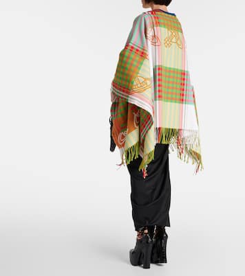 Poncho de lana y algodón con tartán | Vivienne Westwood