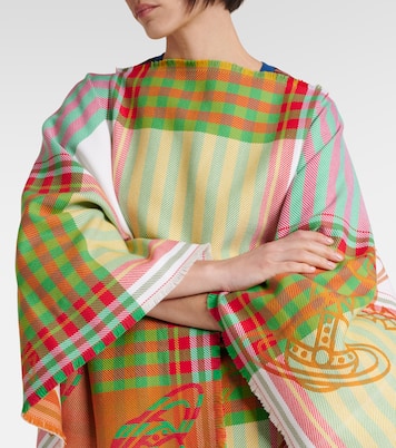 Poncho de lana y algodón con tartán | Vivienne Westwood
