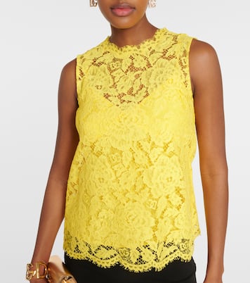 Floral lace top | Dolce&Gabbana