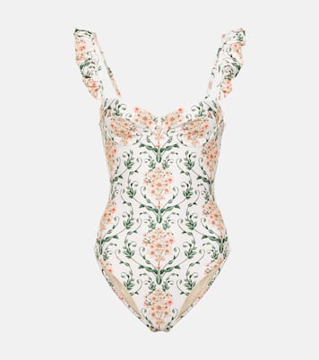 Costume intero Ajonjoli con stampa | Agua by Agua Bendita