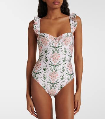 Costume intero Ajonjoli con stampa | Agua by Agua Bendita