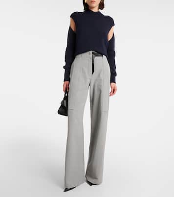 Gerade High-Rise-Hose | Ferragamo