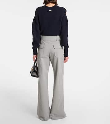 Gerade High-Rise-Hose | Ferragamo