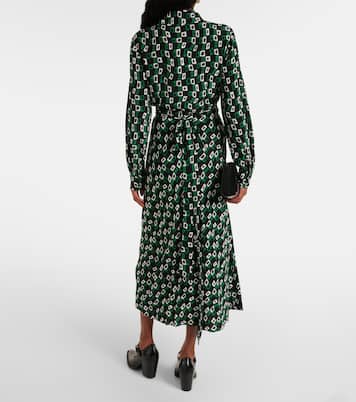 Tori printed crêpe wrap dress | Diane von Furstenberg