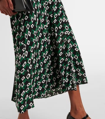 Tori printed crêpe wrap dress | Diane von Furstenberg