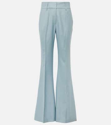 Pantaloni flared Rhein in seta e lana | Gabriela Hearst