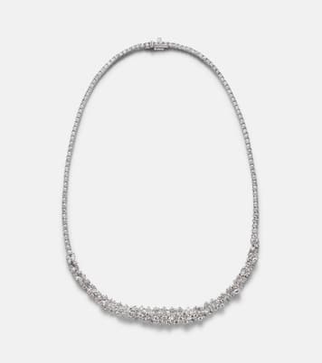 Choker Y-Couture en or blanc 18 ct et diamants | Yeprem