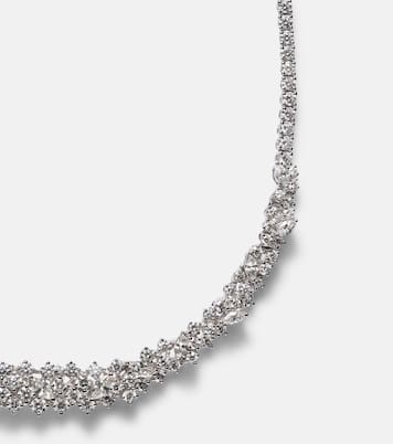 Choker Y-Couture en or blanc 18 ct et diamants | Yeprem