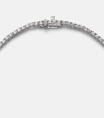 Choker Y-Couture en or blanc 18 ct et diamants | Yeprem